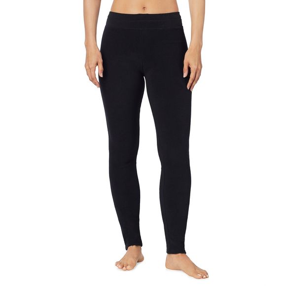 Women's Cuddl Duds Fleecewear with Stretch Leggings Small Black - Picture 1 of 1